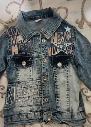Продається джинсовий піджак honey kids style на дівчинку 5 років