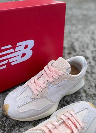 Кросівки new balance 327 cream pink