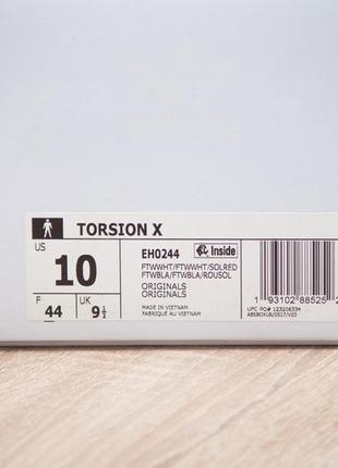 Кроссовки adidas originals torsion x solar red eh0244 us 10 ориг yeezy7 фото