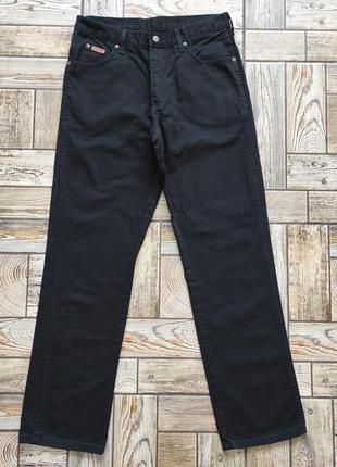 Чоловічі чорні джинси, брюки wrangler ohio straight regular w32 l321 фото