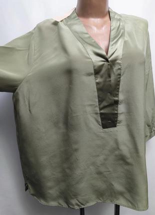 S.oliver premium шелковая блуза оверсайз /8310/