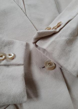 Стильный шерстяной жакет/пиджак молочном цвете, basler, p. 44/467 фото