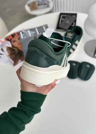 Adidas campus x bad bunny green2 фото