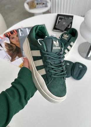 Adidas campus x bad bunny green8 фото