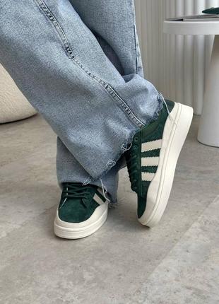 Adidas campus x bad bunny green4 фото