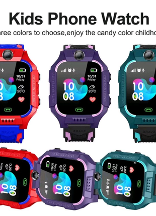 Дитячий годинник smart baby watch z6 sim + gps