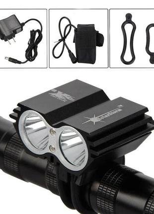 Велофара bike light x2 solarstorm xml t6