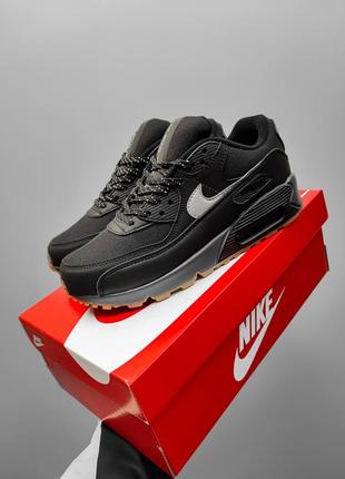 Мужские кроссовки nike air max 90 black gum