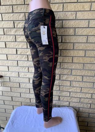 Джинси жіночі стрейчеві камуфляжні, є підліткові розміри fashion дж 550-19 фото