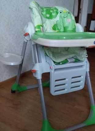 Стільчик для годування chicco polly 2in1 highchair3 фото