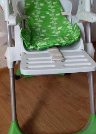 Стільчик для годування chicco polly 2in1 highchair5 фото