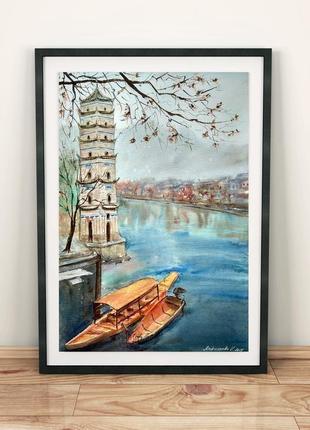 Фэн хуан древний город феникс, китай