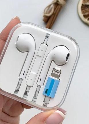 Наушники для айфон earpods lightning bluetooth iphone