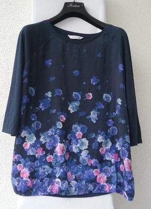 Блуза в квітковий принт tcm tchibo1 фото