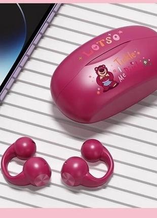 Навушники disney j01 lotso bluetooth 5.3 для iphone/android (red)3 фото