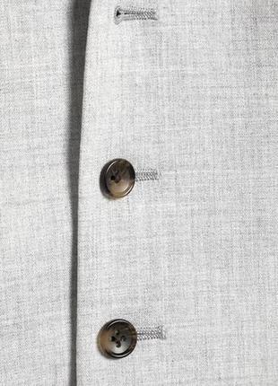 Шикарний жилет меланжевого кольору next tailoring made in myanmar з биркою5 фото