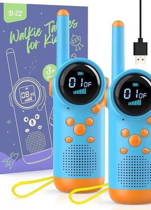 Комплект раций сhildren`s rabbit walkie talkie d22 blue