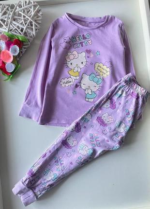 Пижама hello kitty для девочки 3-4 года 104см3 фото