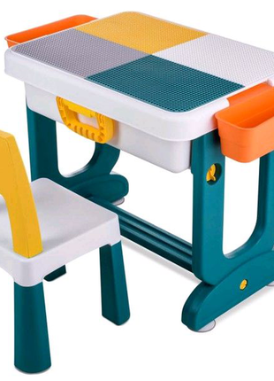 Багатофункціональний дитячий столик і стільчик трансформер 6 в 16 фото