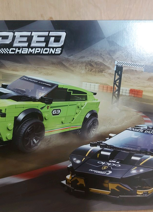 Лего 76899 lego lamborghini urus & lamborghini huracán