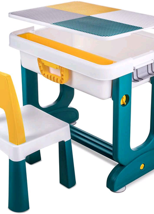 Багатофункціональний дитячий столик і стільчик трансформер 6 в 18 фото