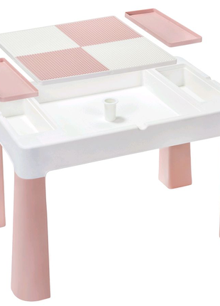 Лего столик и стільчик multifun 5 в 1 розожевий10 фото