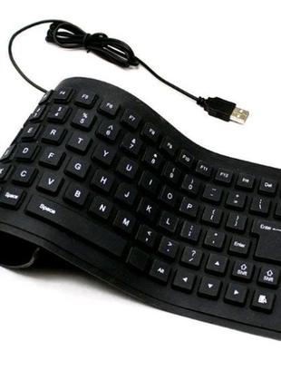 Гибкая силиконовая клавиатура flexible keyboard x31 фото