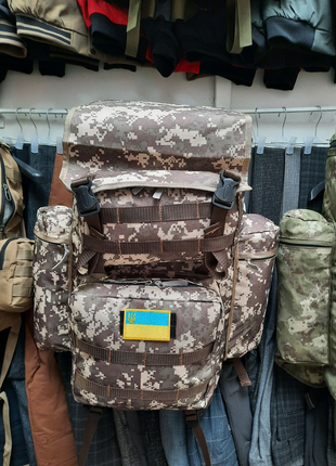 Asker taktik sırt çantası 80+10 litrelik, kumaş cordura 1000d ...3 фото