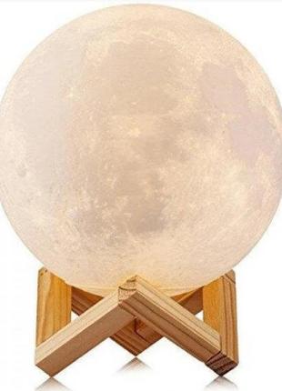 Нічник місяць 3d moon lamp 67272 фото