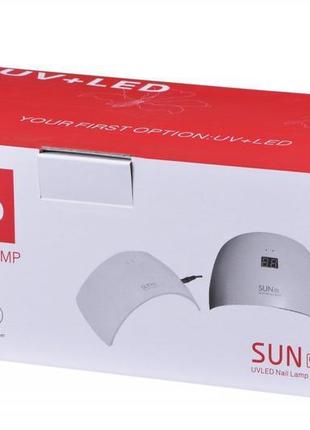 Лампа для манікюру uv led sun sun9s 24 вт