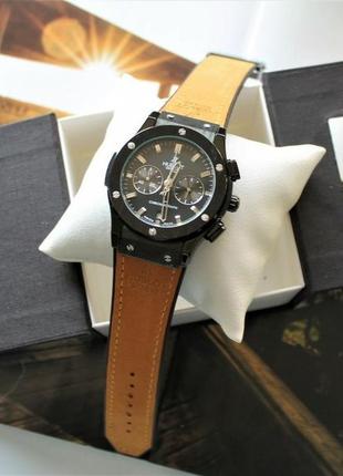 Наручний годинник hublot beige3 фото