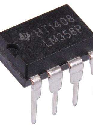 Мікросхема операційний  підсилювач lm358p dip8