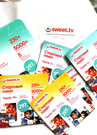 Стартові пакети sweet.tv