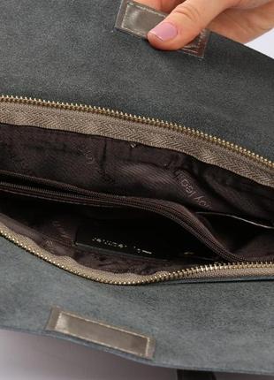 Женская сумка, клатч через плечо из натуральной кожи10 фото