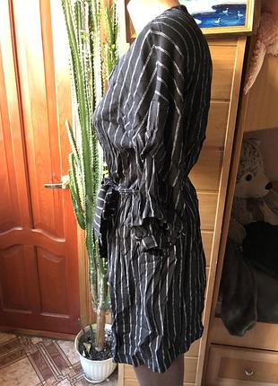 Шикарное платье в полоску 2