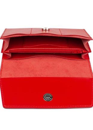 Шкіряне жіноче велике портмоне гаманець жіночий «safo» червоне4 фото