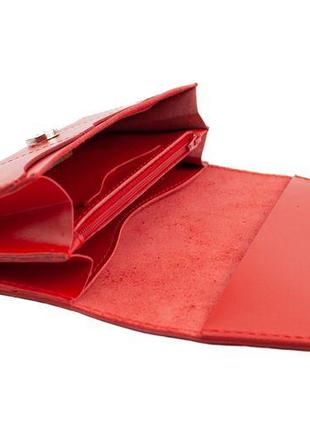 Шкіряне жіноче велике портмоне гаманець жіночий «safo» червоне3 фото