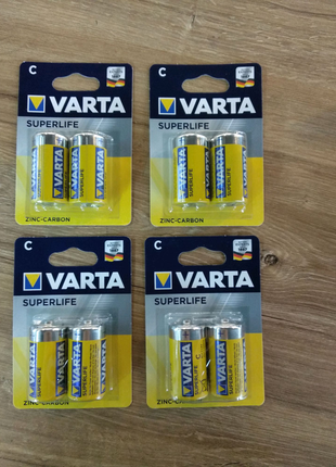 3х батарейка varta c (lr14) longlife extra * 3 шт. (4114101412)