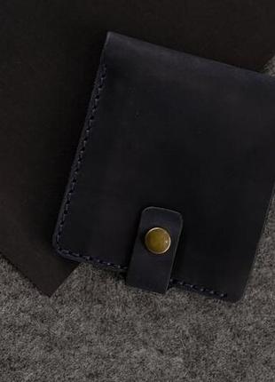 Шкіряний гаманець gazda чорний3 фото