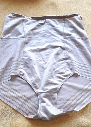 Новые бежевые моделирующие телесные высокие трусики утяжки корректирующие хл/14/42/50 marks spencer