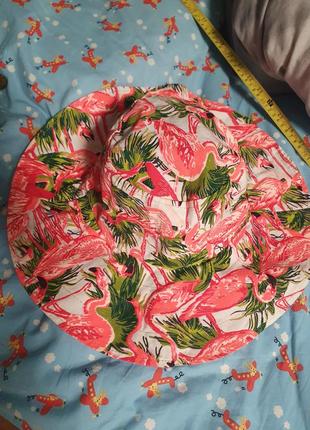 Двухсторонняя шляпа из фламинго