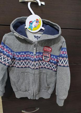 Мастерка с капюшоном tu 4 года 104