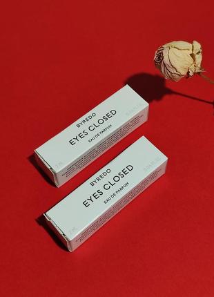 Парфум byredo eyes closed 2 ml (оригінал)