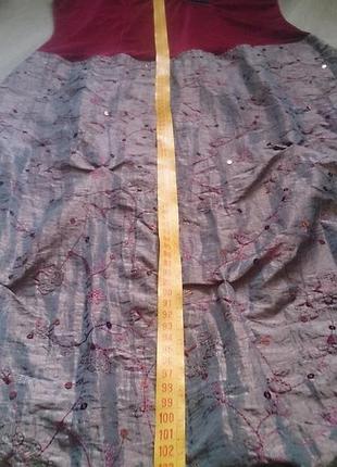 Платье бархат атлас пайетки 2