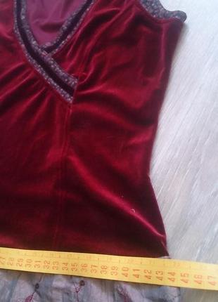 Платье бархат атлас пайетки 4