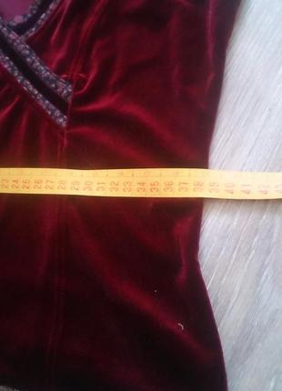 Платье бархат атлас пайетки 5