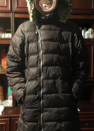 Пальто-пуховик зимовий