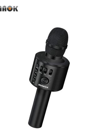 Беспроводной караоке микрофон / мікрофон bonaok q37 black