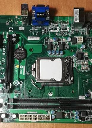 Материнская плата msi ms-7848 (h81)2xddr3 (s-1150)б.у