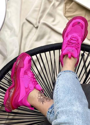 Balenciaga triple s pink1 фото